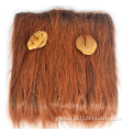 Brown Lion Mane Festival Party Brown Lion Mane Hair Dog Costume Factory